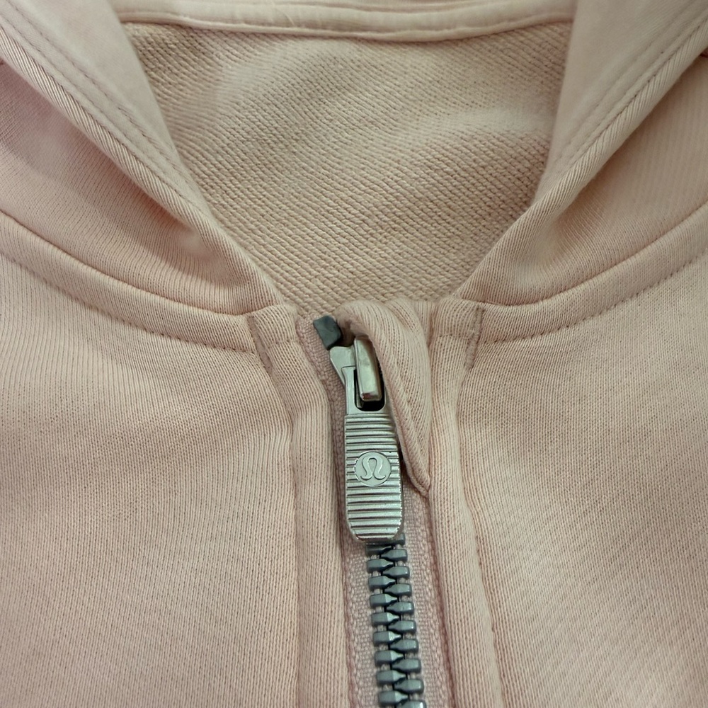 Lululemon Athletica Light Pink Zip-Up Hoodie - Picture 2 of 4